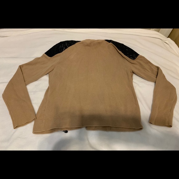 Ralph Lauren Beige Jacket Sweater Size Medium - Picture 2 of 4